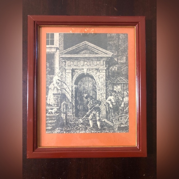Vintage Picture Of Midieval Amsterdam. - Picture 1 of 5